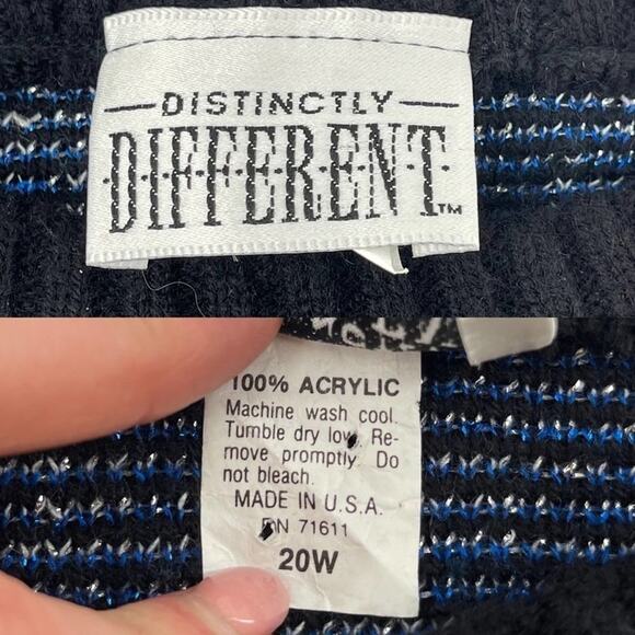 Vintage Distinctly Different Oversized chunky sweater women’s 20w - Picture 9 of 10